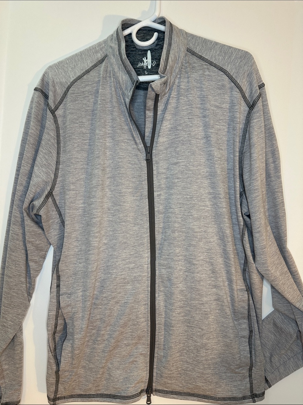 Johnnie-O men’s large Heathered gray Cade Jacket